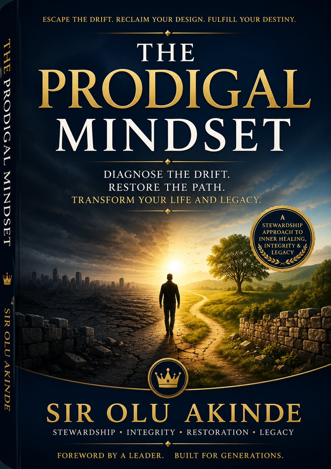 The Prodigal Mindset — book cover by Sir Olu Akinde
