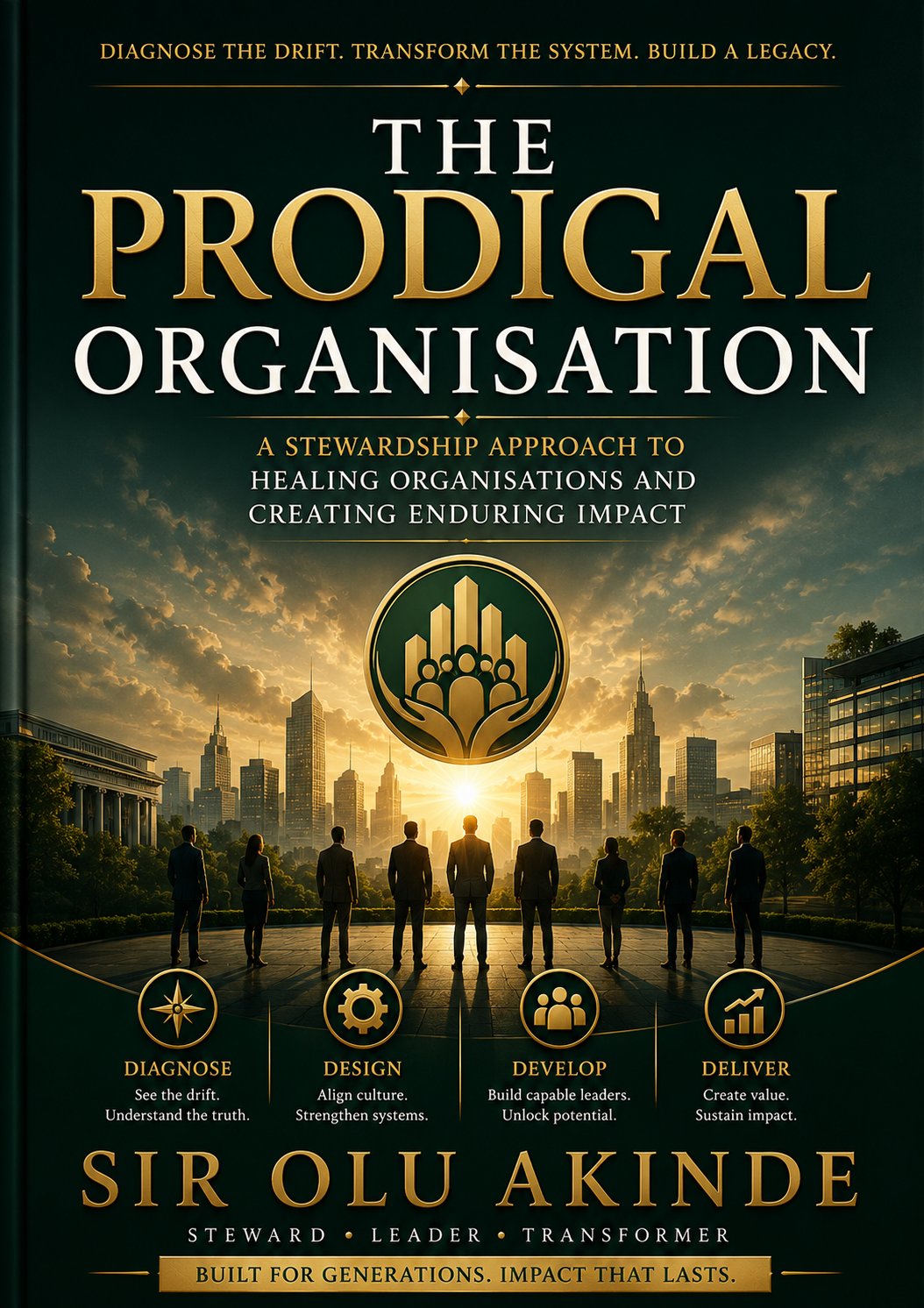 The Prodigal Organisation — book cover by Sir Olu Akinde